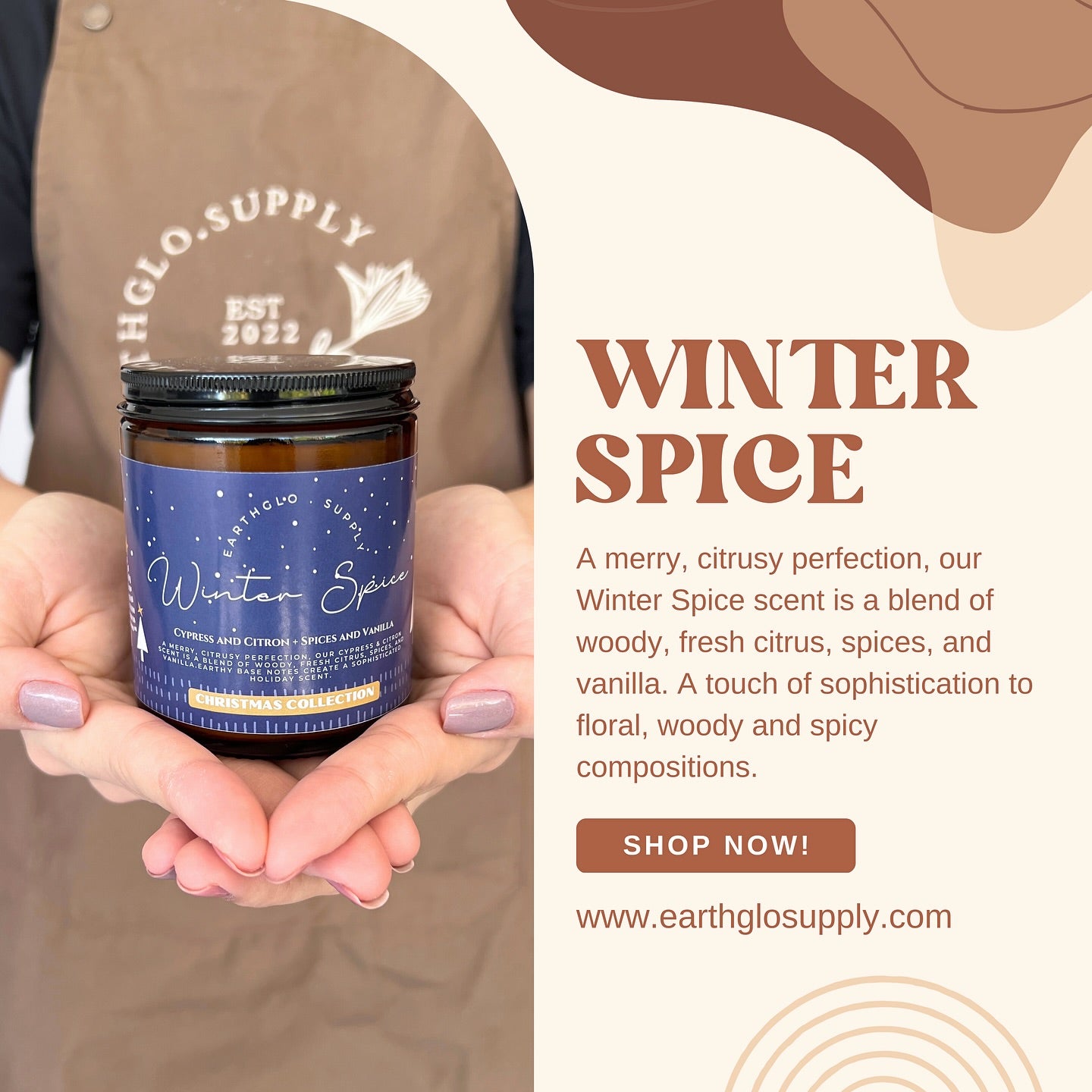 Winter Spice Soy Candle (Christmas Edition)