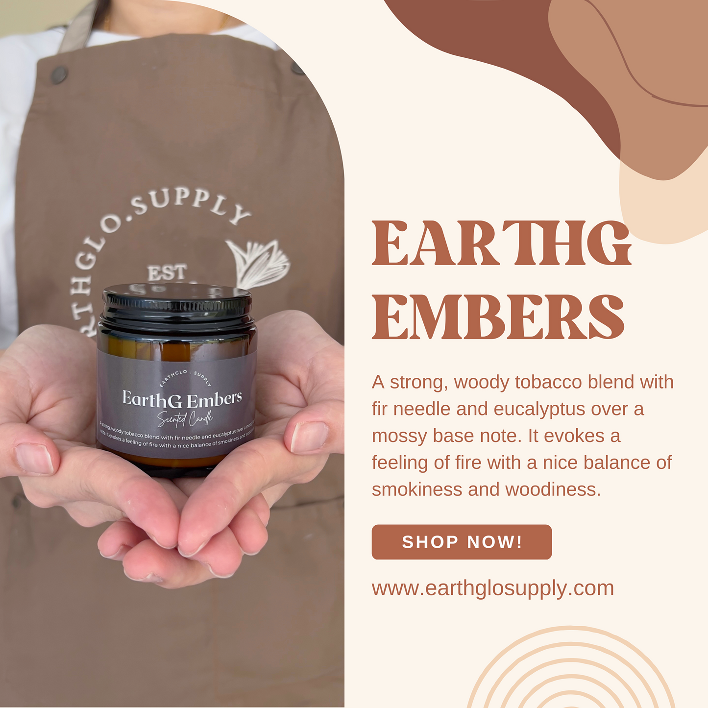 EarthG Embers Soy Candle