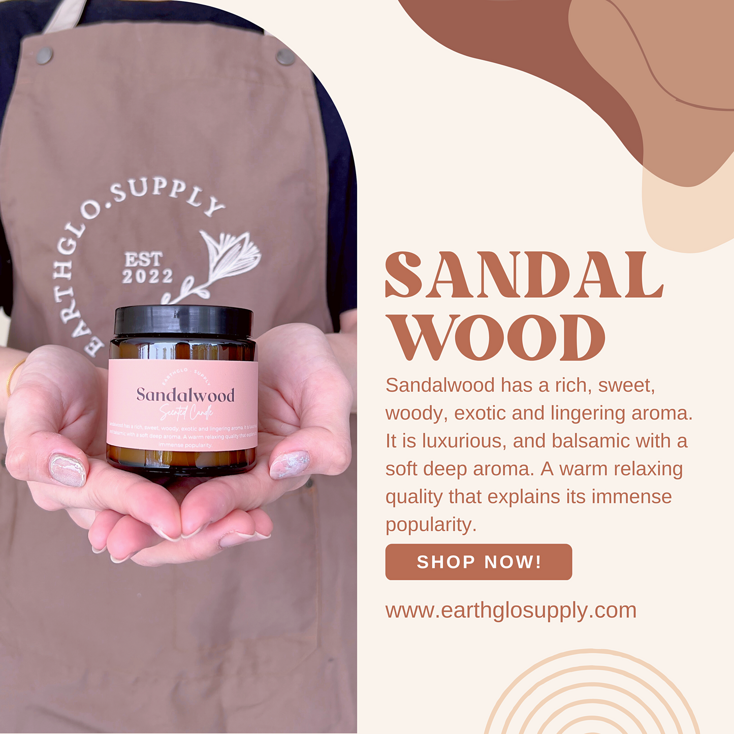 Sandalwood Soy Candle