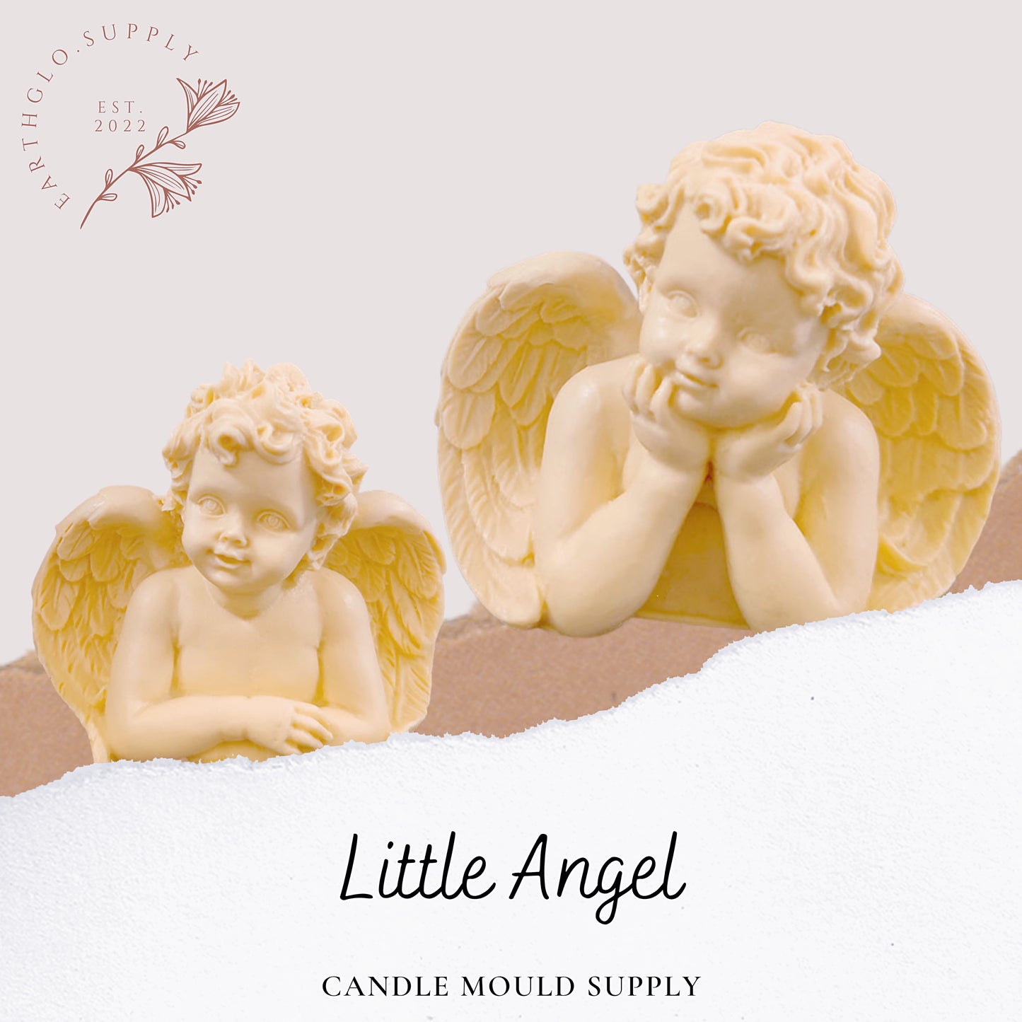 Little Angel (Right) - Candle Mould