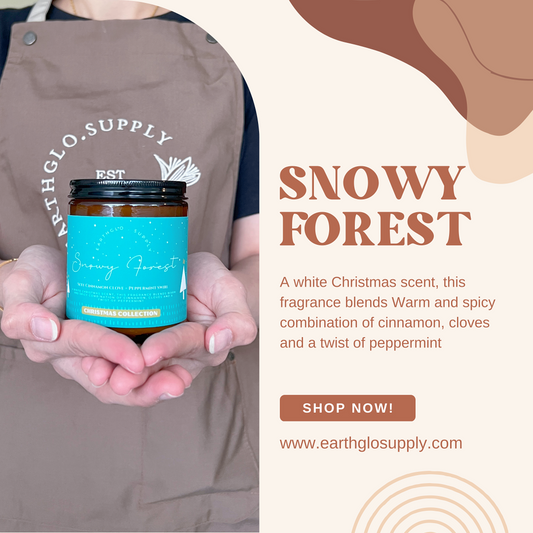 Snowy Forest Soy Candle (Christmas Edition)