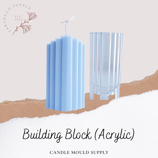 Trapezoidal Building Block - Candle Mould