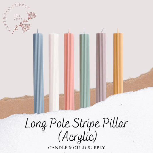 Long Pole Stripe Pillar