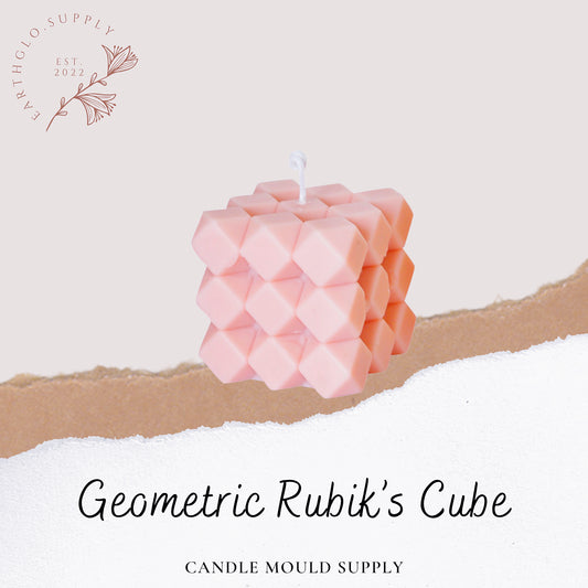 Geometric Rubik's Cube - Candle Mould