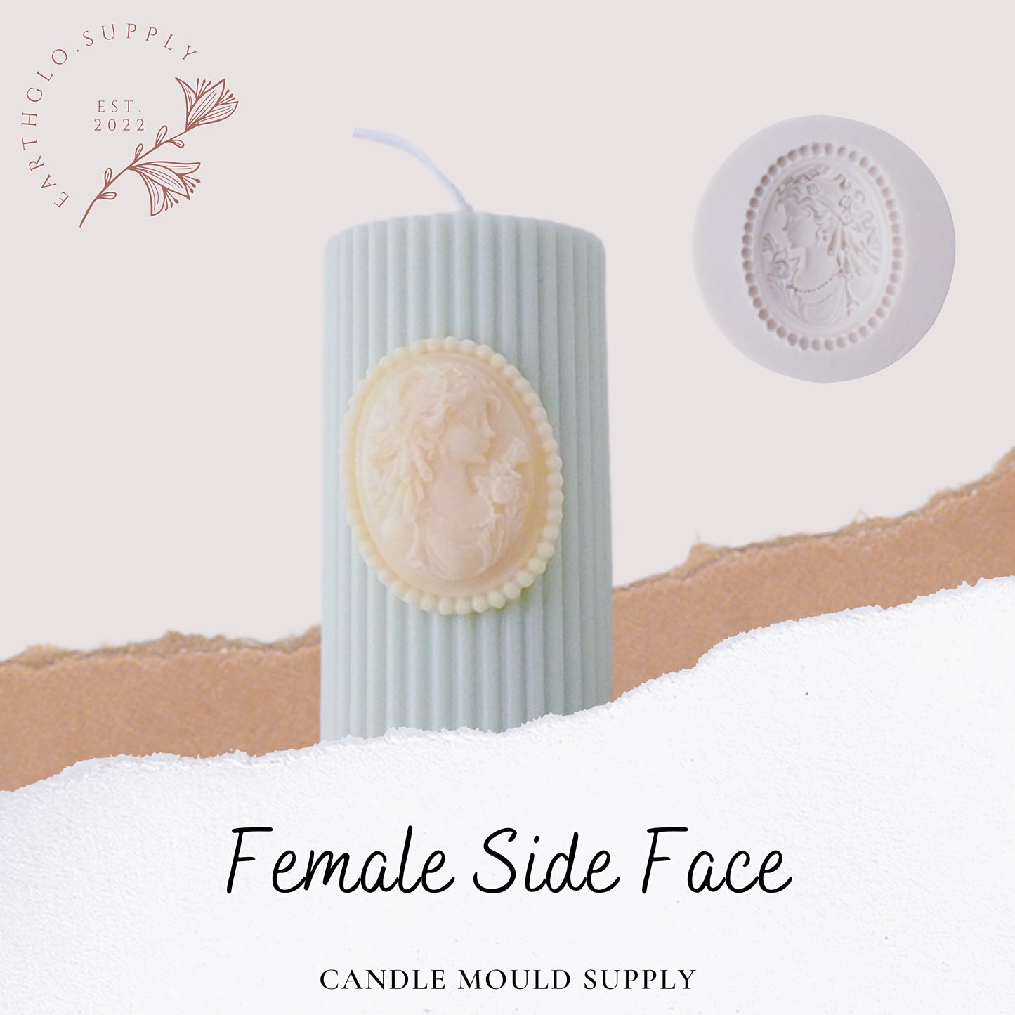 Female Side Face - Candle Mould