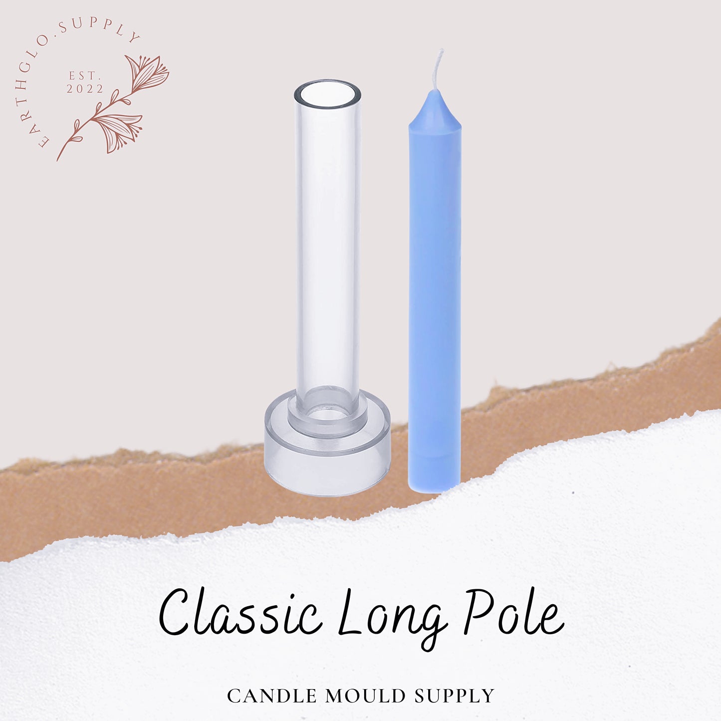 Classic Long Pole - Candle Mould