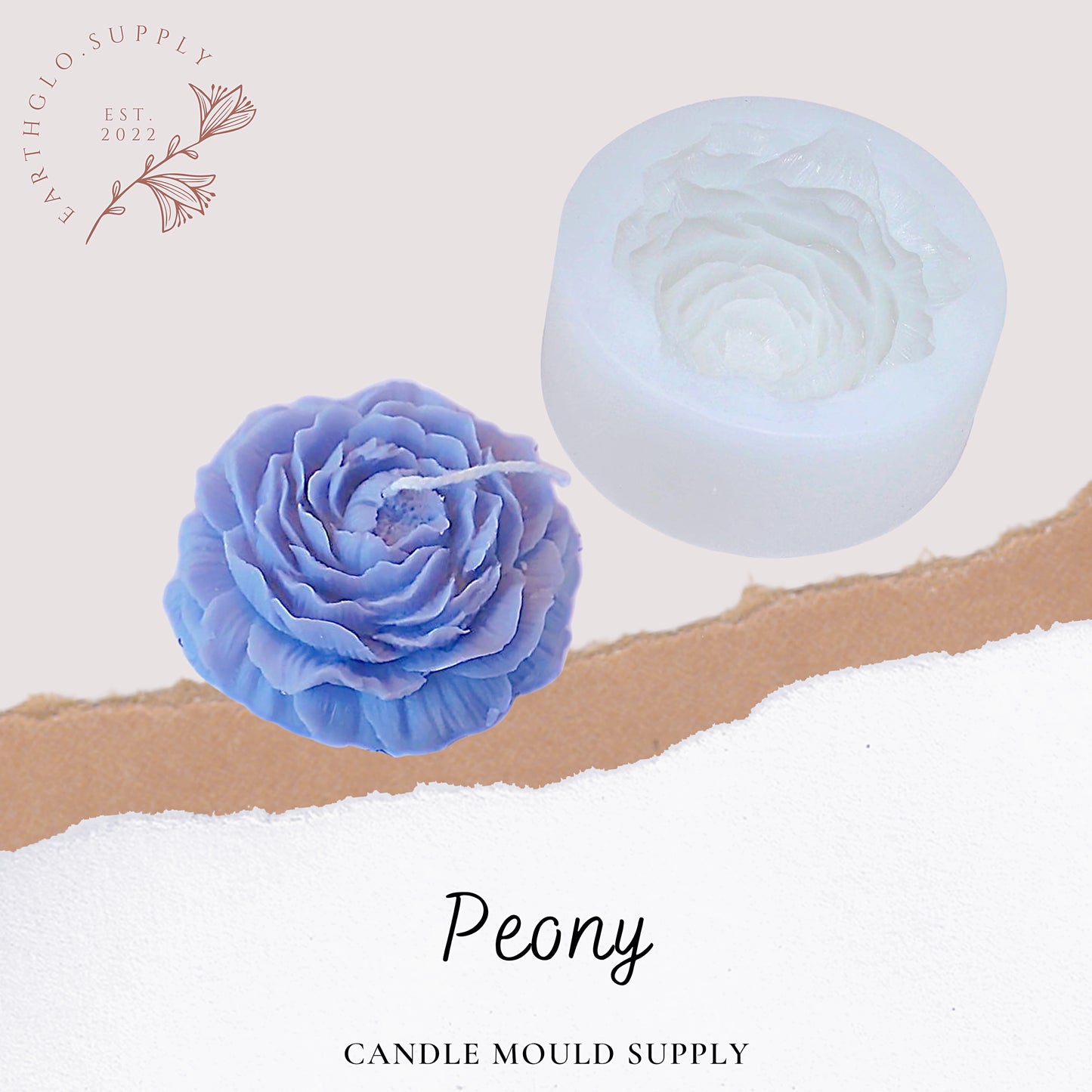 Peony - Candle Mould