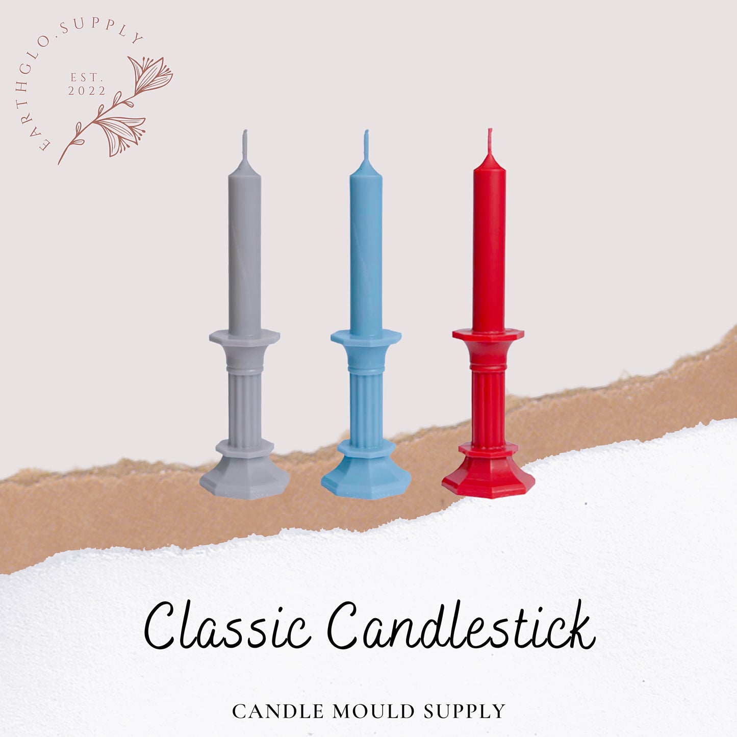 Classic Candlestick - Candle Mould