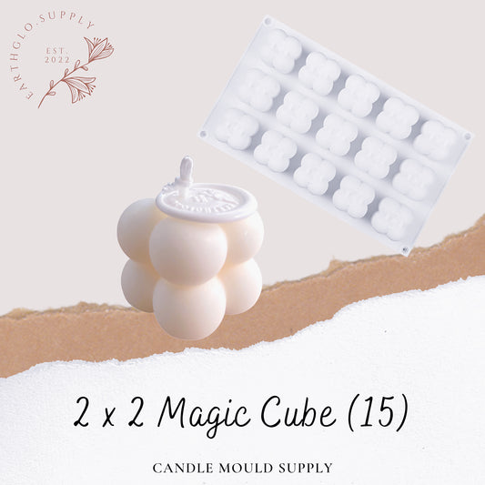 2 x 2 Magic Cube (15) - Candle Mould