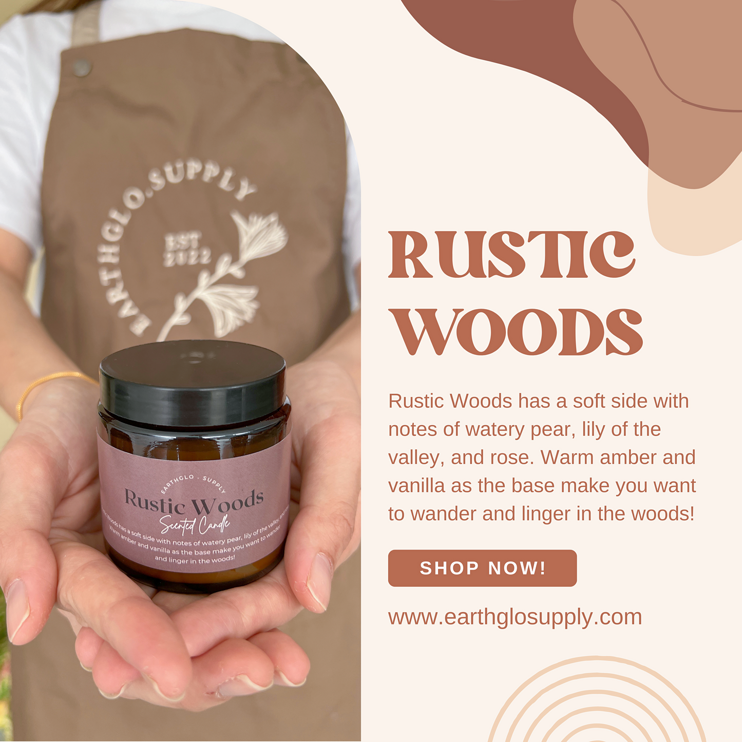 Rustic Woods Soy Candle