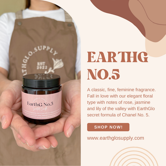 EarthG No.5 Soy Candle