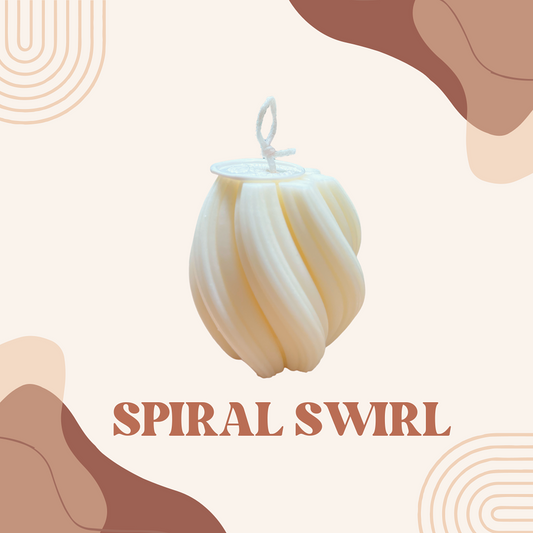 Spiral Swirl - Scented Candle / Home decor