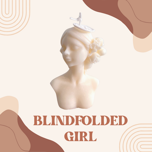 Blindfolded Girl - Scented Candle / Home Decor