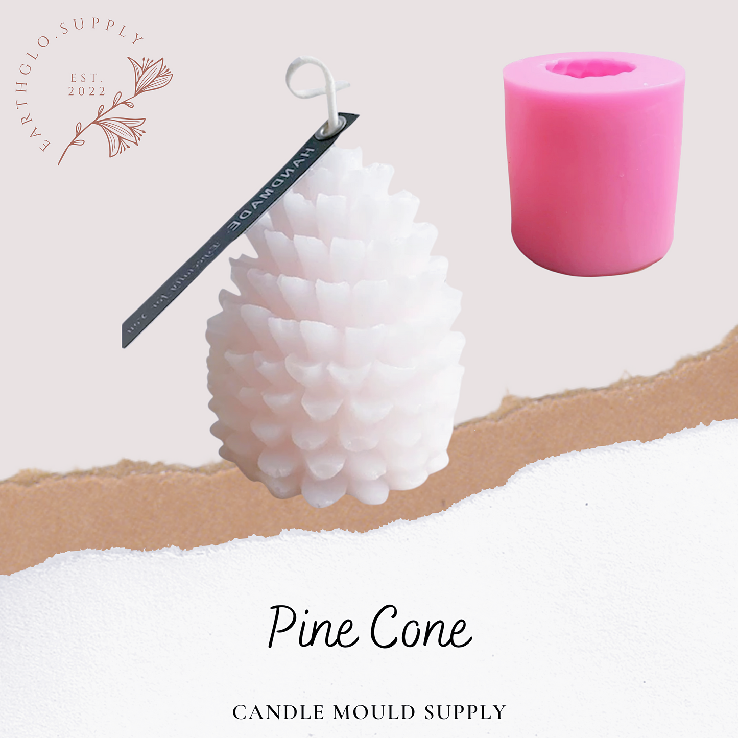 Pine Cone - Candle Mould