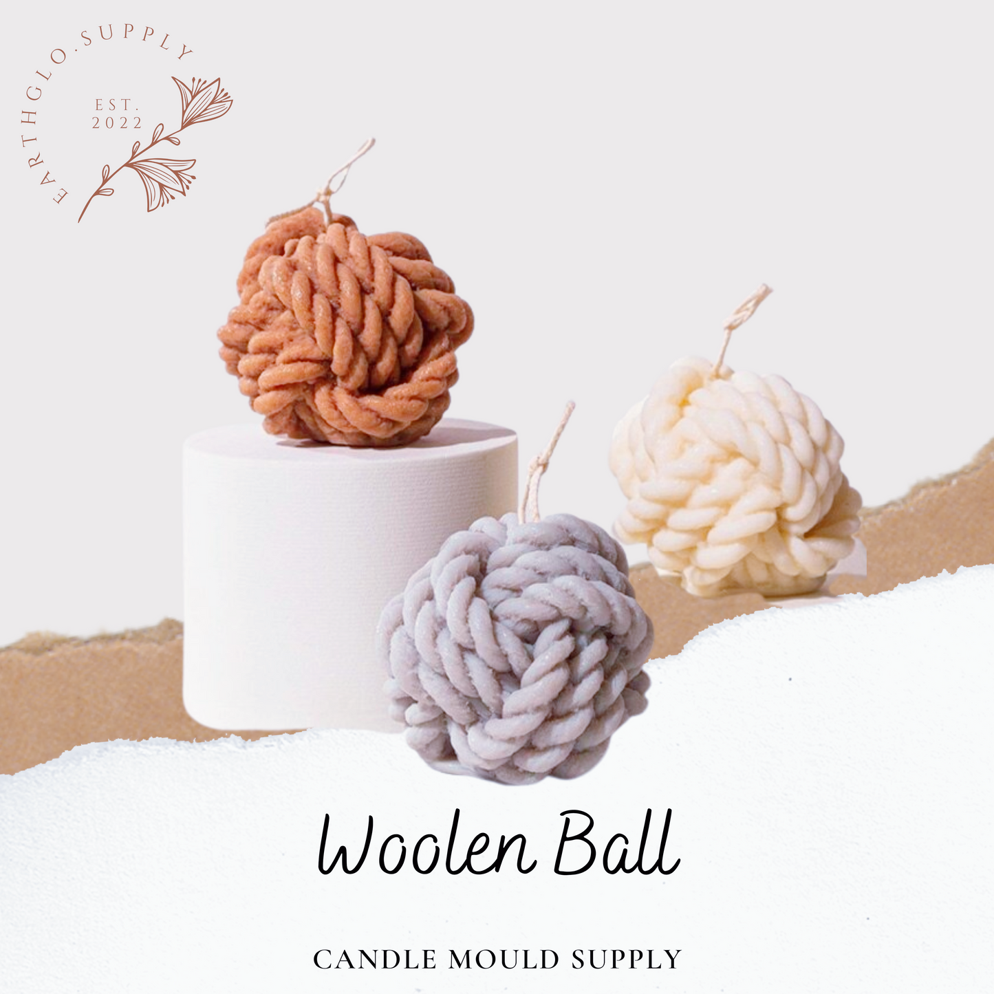 Woolen Ball - Candle Mould