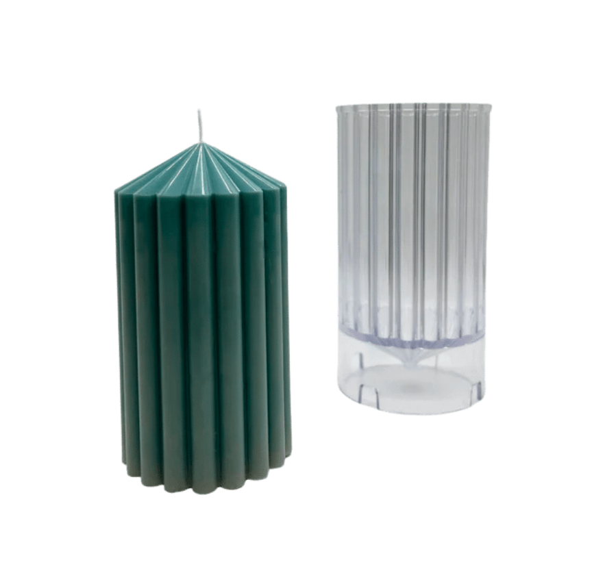 Ribbed Pillar - Candle Mould